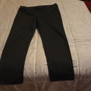 Gray/Black Checkered Skinny pants